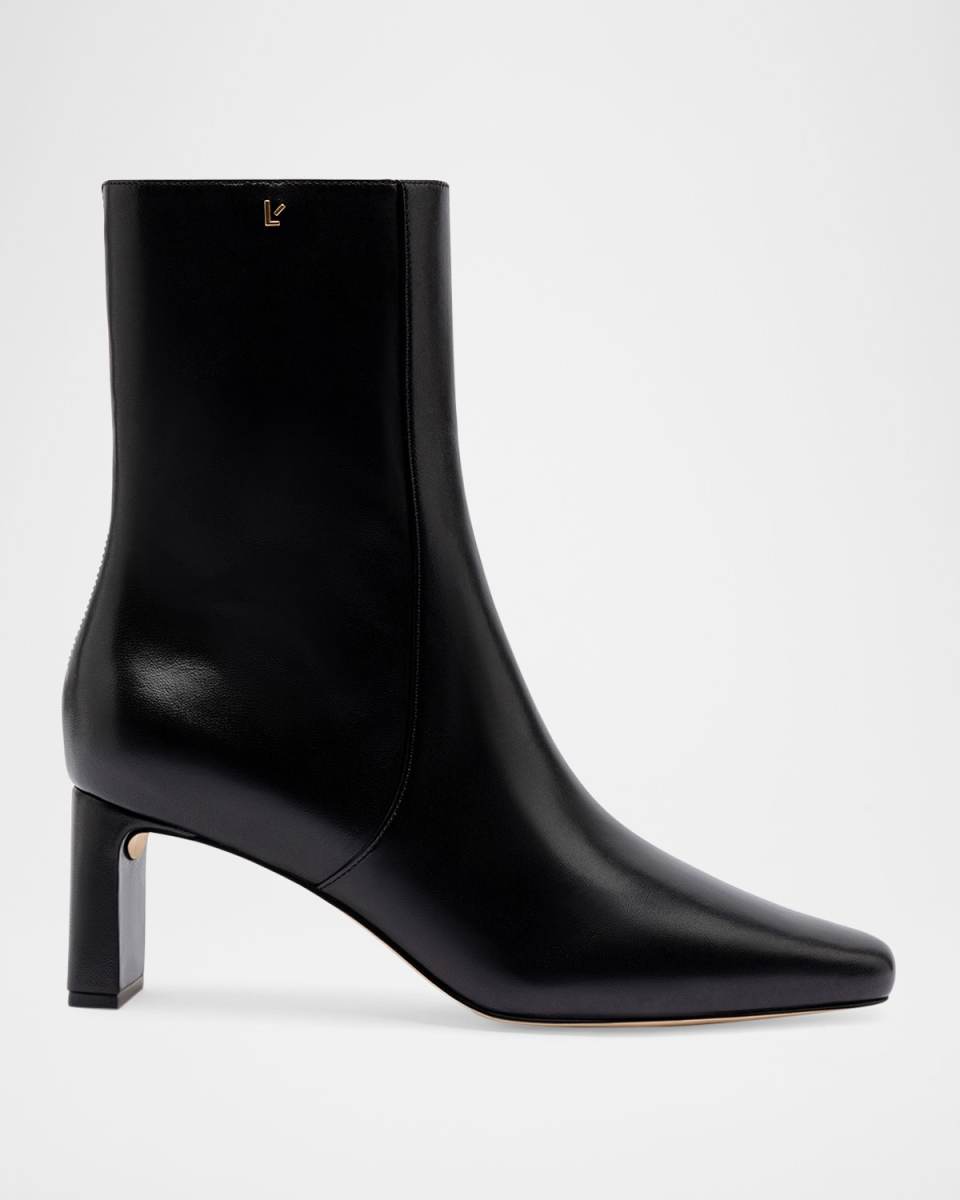 Alexis Leather Ankle Booties
